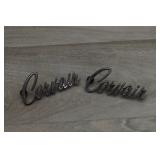 1965-69 Chevrolet Corvair Script Emblems/Badges