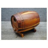 'Ye Olde Money Barrel' Wooden Bank