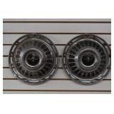 Set of 2 1962-63 13' Chevrolet Corvair 900 Hubcaps