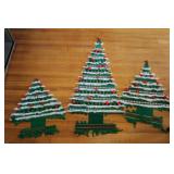 Vintage Handmade Fabric Christmas Tree Decor