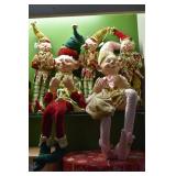 Robert Stanley Posable X-Mas Elf Doll Lot