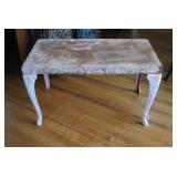 Vtg Metal Outdoor Coffee Table