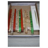 Vintage Lucite/Acrylic Taper Candles