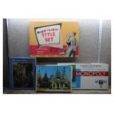 Vtg Collectibles-Magic-Plastic Tile Set, Monopoly