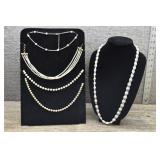 Faux Pearl Necklaces