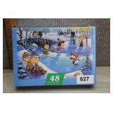 NIB Snoopy's Skating Party Springbok Jigsaw Puzzle