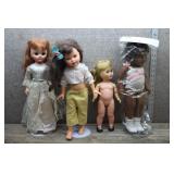 Lot of Vintage Fashion Dolls-1960s Tammy Doll