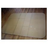 Felt Backed Faux Wood Table Cover Pieces