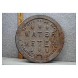 Wichita Water Dept Cast Iron Water Meter Cover