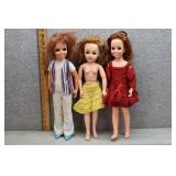 Vtg Ideal Crissy Dolls from 60s & 70s