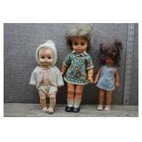 Three Vintage Dolls-1960s Clodrey Doll