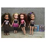 Lot of MGA Bratz Dolls - Yasmin, Cloe & Meygan
