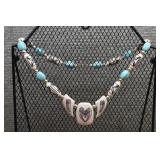 Ceramic Southwest Statement Necklace