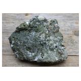 Raw Rock Specimen Green Epidote Crystal w/Quartz