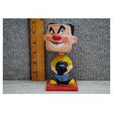 1960's Wooden Rompus Mad Bobble-Head Bowler