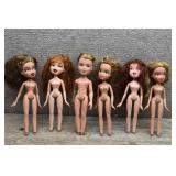 Lot of MGA Bratz Dolls - No Clothing
