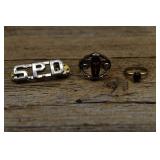 Skeleton/Coffin Ring, Military SPD Collar Pin,Ring