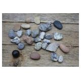 Collection of Natural, Smooth Stones,'River Rocks'