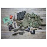 Vintage G.I. Joe Action Figure accs.1964 Military