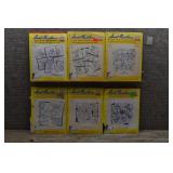 Lot of Aunt Martha's Hot Iron Embroidery Patterns