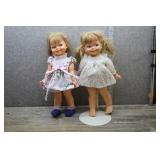 Two Vintage Ideal Giggles Dolls from the 1960s
