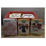 Lot of Sewing Patterns for Doll Clothing
