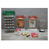 Lot of Norman Rockwell-Themed Christmas Ornaments