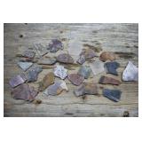 Lot of Slab Cut Mineral Specimens - Agate, Etc