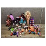 Vtg Mixed Toy Lot: Barbie, Bratz & Folk Art