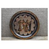 Vtg Hand-Engraved Decor Plate from Egypt