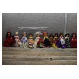 Vtg Arco Dolls of the World Mixed Lot of 11