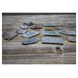 Lot of Assorted Slab Cut Mineral Specimens