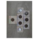 Collection of Vtg Canadian Coins Dated 1920-1936