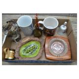 Assorted Souvenir Lot- Cups, Ash Trays, Bells,etc