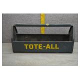 Vtg Simons Tote-All Metal Tool Caddy Box