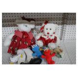 Two Anco Sherpa Cloth Teddy Bears, Sesame Street