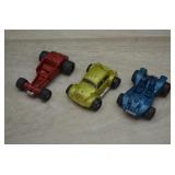 1970s Tonka Diecast Cars w/Heavy Glitter Finishes