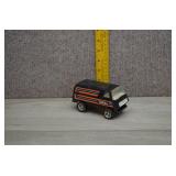 Vtg Tonka Tiny Van Black Pressed Steel Toy