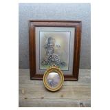 2 Vintage Framed Prints