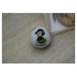 Vintage Sambo Cartoon Picture Marble