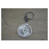 Metal 50-yr Perpetual Calendar Keychain,1995-2044