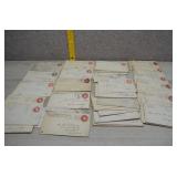 Vtg Stamped Envelope Ephemera,Dated Early 1900's