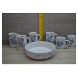 Vtg Pfaltzgraff Yorktowne Bowl & Mug Lot