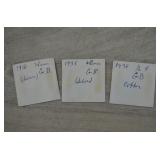 3 GreatBritainCoins-Silver 3 Pence,Silver 6 Pence,