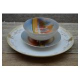 Hand Painted Noritake Small Bowl and Saucer, etc