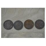 1800's Canadian Half Penny Tokens