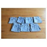 7 pair 38x34 Wrangler Jeans