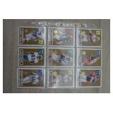 2005 Topps 50 Years Gold Logo Football 18 Card Lot