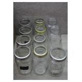 24 Bell Mason Jars, Gold and Silver Lid Colors