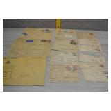 Vintage German Postal Ephemera w/Stamps